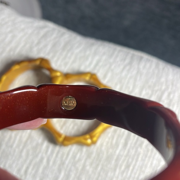 A.P.C.resin bracelets set of 3 - Picture 5 of 9